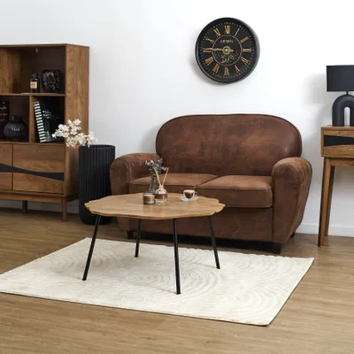 Image de Table Basse - HOME DECO FACTORY - Ronde - Marron