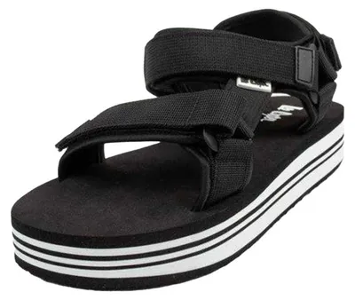 Produktbild von Lee Cooper - "LCW-24-05-2753L" Sandalen für Damen PP11741 (38 EU) (Schwarz)
