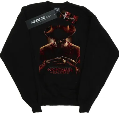 Produktbild von A Nightmare On Elm Street - "Weclome To Your New Nightmare" Sweatshirt für Herren BI43026 (4XL) (Schwarz)
