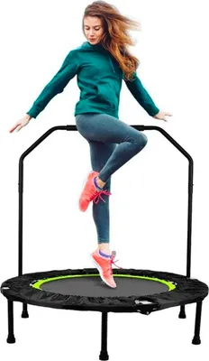Produktbild von Fitness Trampolin, stabiler Griff, perfekter Halt, max. Tragegewicht 150 Kg