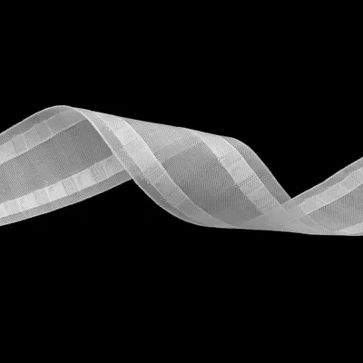 Produktbild von Gardinenband 10m  Wellensystem Transparent-70mm Kräuselband Faltenband
