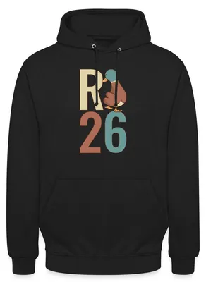 Produktbild von Spreadshirt Rente 2026 | R Ente Uni Hoodie, XL, Schwarz