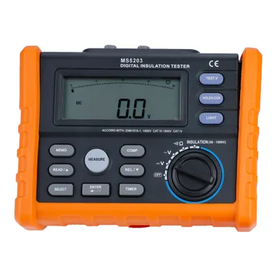 Produktbild von Tester rezystancji izolacji, miernik rezystancji izolacji, tester izolacji, cyfrowy tester rezystancji izolacji, tester rezystancji izolacji 1000V