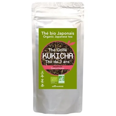 Zdjęcie produktu dla Japońska organiczna herbata Kukicha - 80 g