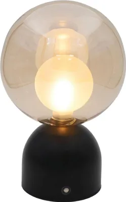 Produktbild von Luxus - Touch-Tischlampe - Lina - Schwarz - H23 x Ø15