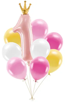 Zdjęcie produktu dla Różowy Zestaw Balonów na Roczek – 9 kolorowych balonów, które sprawią, że urodzinowa impreza Twojego malucha będzie niezapomniana!