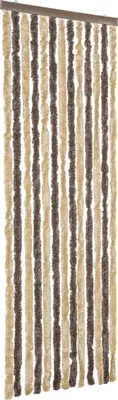 Produktbild von vidaXL Fliegenvorhang Dunkelbraun und Beige 56x200 cm Chenille