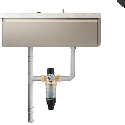 Immagine prodotto di Filtro sedimentatore a sedimentazione, portata di 3 tonnellate all'ora, precisione di filtrazione di 40 μm, costruzione in ottone e acciaio inossidabile, manutenzione con sistema di spurgo a sifone, compatibile con acqua di rete e acqua di pozzo