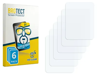 Produktbild von 6x Für Zettle by Paypal Reader Schutzfolie BROTECT Displayschutz Display Schutz Folie Klar Transparent