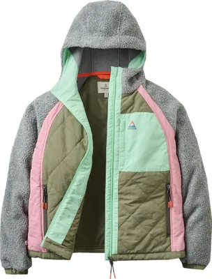 Produktbild von Lara Quilted Jacket Women S mehrfarbig - grey marl/dusty olive