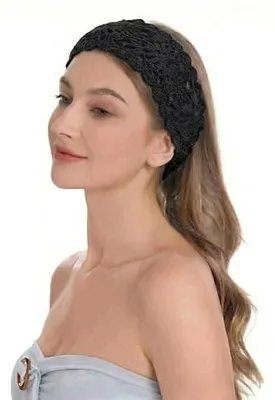 Zdjęcie produktu dla Opaska na głowę damska kwiatowa boho bawełniana do włosów elastyczna