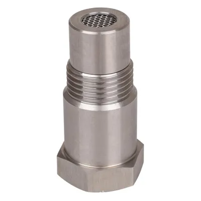 Image de M18 * 1.5 Capteurs d'oxygène de voiture Protection Connecteur Adaptateur en acier inoxydable Moteur Lumière Eliminateur Adaptateur avec filtre