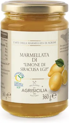 Immagine prodotto di Agrisicilia Marmellata di Limone di Siracusa IGP, ideale per colazione e merenda