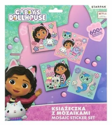 Zdjęcie produktu dla Książeczka z mozaikami Gabbys
