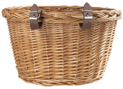 Productafbeelding van Creative Home Rieten fietsmand, 36 x 29 x 23 cm, Lichtgewicht