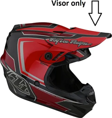 Produktbild von Troy Lee Designs GP Helmvisier, Ritn, red