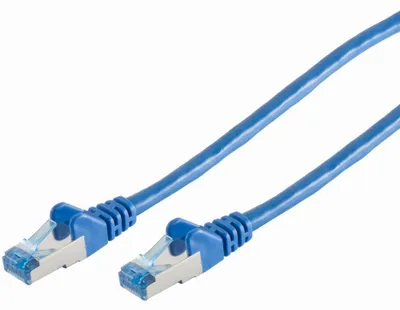 Obrázek produktu pro Patch kabel cat6A S/FTP PIMF modrý 10m