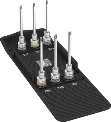 Produktbild von Wera 8767 C TORX HF 2 Zyklop Bitnuss-Satz TORX mit Haltefunkt