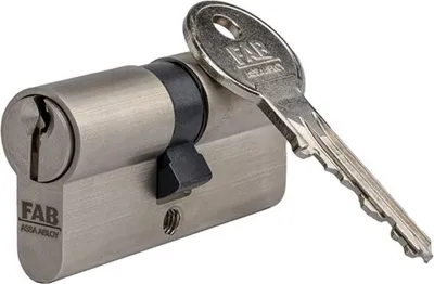 Produktbild von Zylinder FAB HOME 2.00** /DNs, 30+45, 3 Schlüssel, Bauausführung, satiniertes Nickel