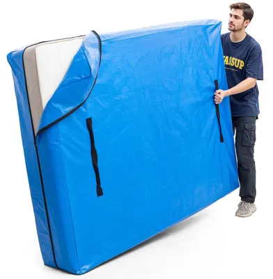 Image de Sac de transport robuste pour matelas, idéal pour le stockage et les déménagements