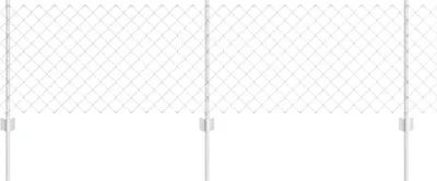 Produktbild von vidaXL Maschendrahtzaun mit Pfosten 10 x 0,6 m Verzinkter Stahl Silber