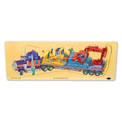 Produktbild von Puzzle LKW aus Holz, 24-teilig