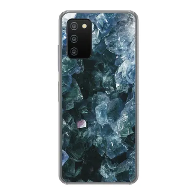 Produktbild von MuchoWow® Handyhülle Schutzhülle Hülle für Samsung Galaxy A03s Edelsteine und Mineralien - Kristall - Naturstein Silikon Softcase Handy Hülle - Schutz