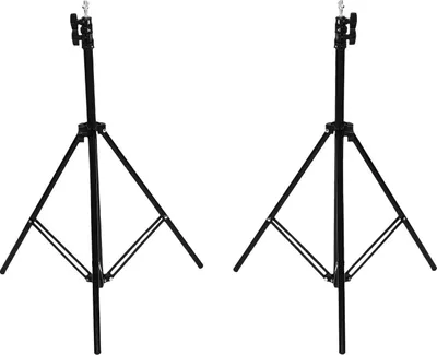 Obrázek produktu pro Fotografické pozadí – stojan na pozadí – výškově nastavitelný 0,8–2 m – šířka 3 m – nosnost 5 kg – s přepravní taškou – černá barva