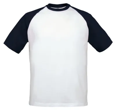 Immagine prodotto di B&C - T-shirt unisex da uomo/donna - Baseball FK2038 (M) (bianco/rosso)