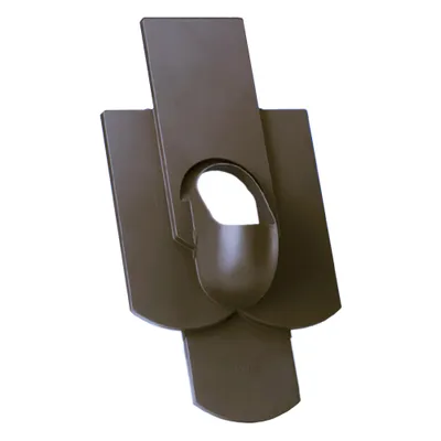 Immagine prodotto di Piastra di base Venduct DN 110 per coperture in castoro quadruplo 18/38cm per coperture doppie grigio scuro : testa di moro