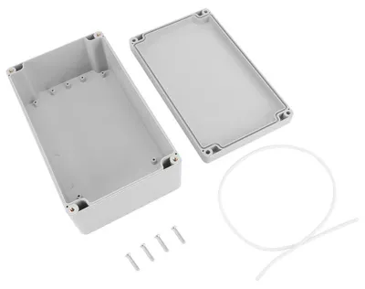 Productafbeelding van IP65 waterdichte aansluitdoos, ABS kunststof elektrische behuizing voor buiten 200 x 120 x 75 mm