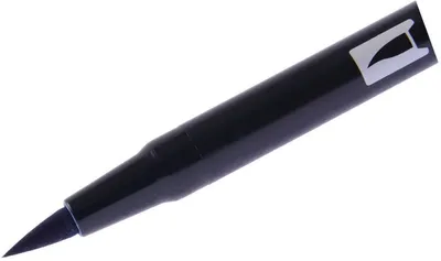 Produktbild von Tombow ABT-555, Fein, 1 Farben, Rundspitze & Bürstenspitze, 0,3 mm, Schwarz, Rund