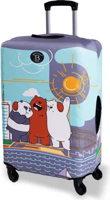 Obrázek produktu pro Obal na cestovní kufr BERTOO - Bears mentol velikost L