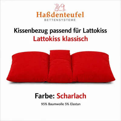 Produktbild von Kissenbezug passend für Lattoflex Lattokiss 35 × 80 cm, KI-generiertes Bild