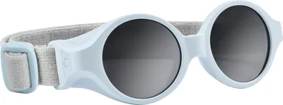 Produktbild von Béaba, Sonnenbrille für Babys von 0 bis 9 Monaten, 100% UV-Schutz – KAT. 4, Seitenschutz, optimaler Komfort, verstellbares elastisches Kopfband, Perlblau