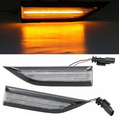 Produktbild von 2x LED Seitenblinker in SILBER für VW T6 VI Transporter Multivan VW Caddy 4 IV