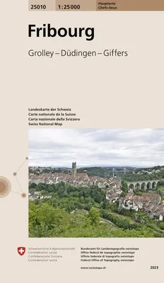 Zdjęcie produktu dla Swisstopo, skala 1:25 000, Fribourg