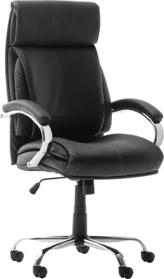 Produktbild von Chefsessel CUETO schwarz, PU, höhenverstellbar, Wippfunktion, drehbar, Armlehnen, verchromt