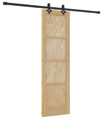 Zdjęcie produktu dla vidaXL Drzwi przesuwne ORKDAL Naturalne 61 x 198,5 cm Lite drewno sosnowe