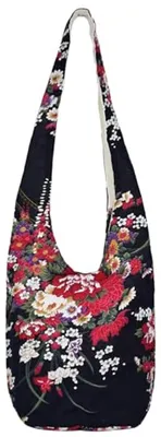 Modische Crossbody-Taschen für Damen - handgefertigte Baumwoll-Hobo-Tasche für den täglichen Gebrauch