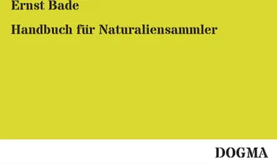 Produktbild von Handbuch für Naturaliensammler