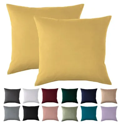 Produktbild von Kissenbezug 80x80 cm - Set von 2 - Gelb
