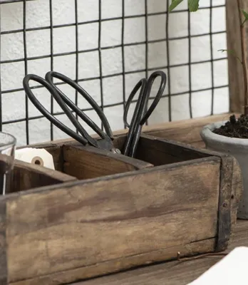 Produktbild von IB Laursen Nostalgische Schere 21,5 cm Gartenschere Küchenschere schwarz Metall
