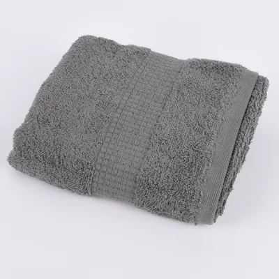 Produktbild von Qualitätsfrottee Handtuch 100% Baumwolle 500g/qm grau Größe  Handtuch 50 x 100 cm