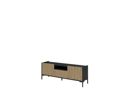 Produktbild von RTV Kommode 150 cm Schwarz Hellbraun JLR04