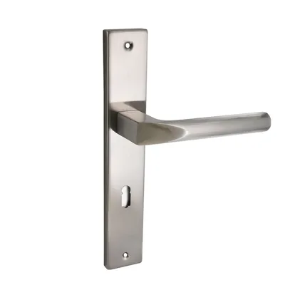 Produktbild von Domino CONO Türgriffset aus Nickel - für Standardschlüssel BB 72 mm