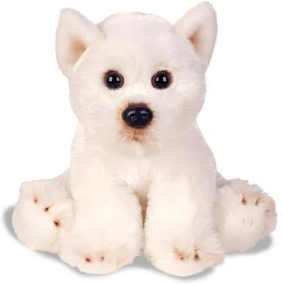 Productafbeelding van Pluche West Highland Terrier Hond Knuffel 13 cm