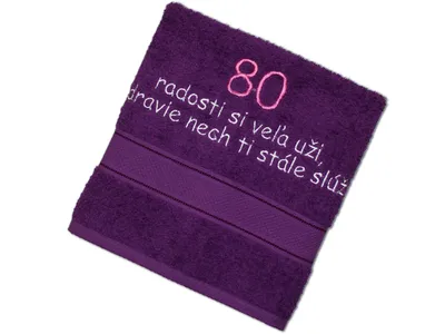 Obrázok produktu pre Osuška k 80-tke pre ženu