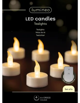 Produktbild von LED Teelicht plastik Flacker-Effekt BO indoor Ø 3.8cm H.4.6cm weiß