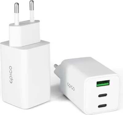 Produktbild von Epico UltraBoost GaN 65W síťový adaptér EA65 - bílá